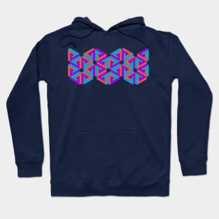 Optical Illusion Triangles Hoodie